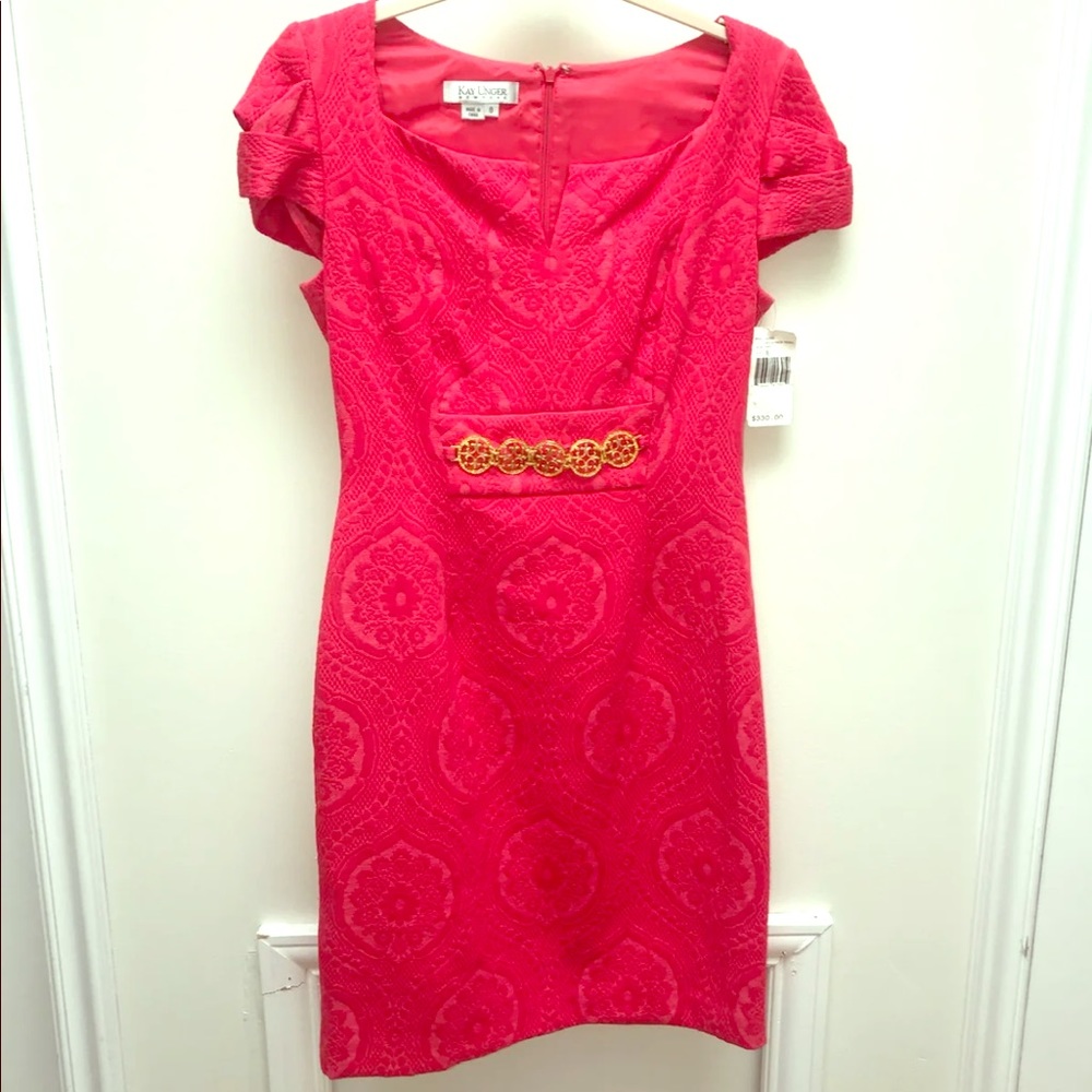 NWT: Kay Unger Designer Pink Dress